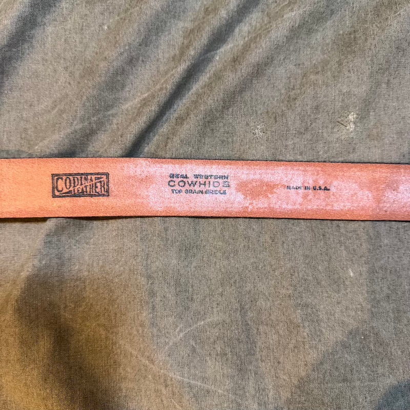 Steerhead & Cactuses Motif Ranger Belt