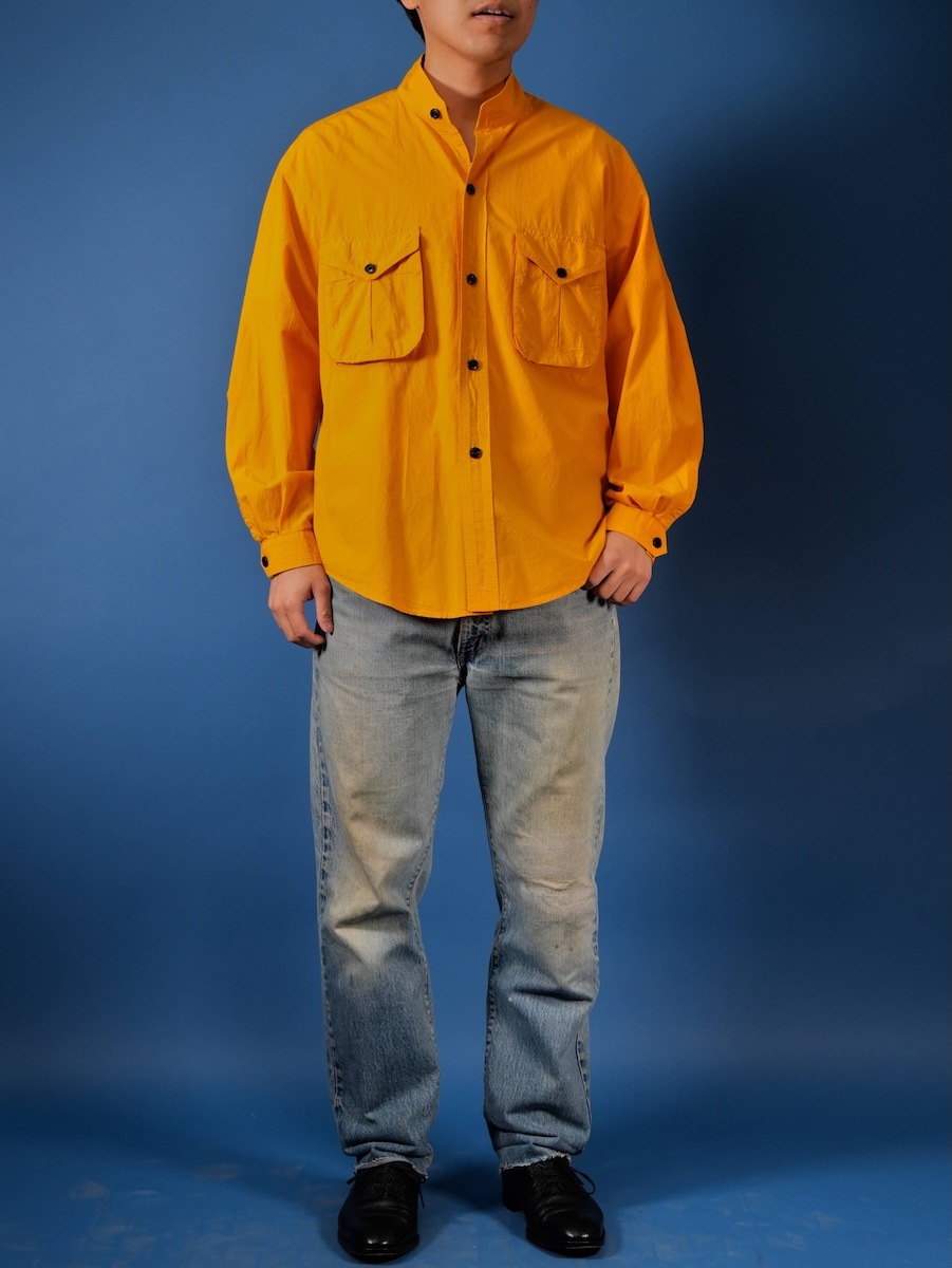 STAND COLLAR OVER SHIRT