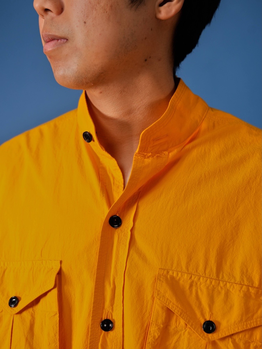 STAND COLLAR OVER SHIRT