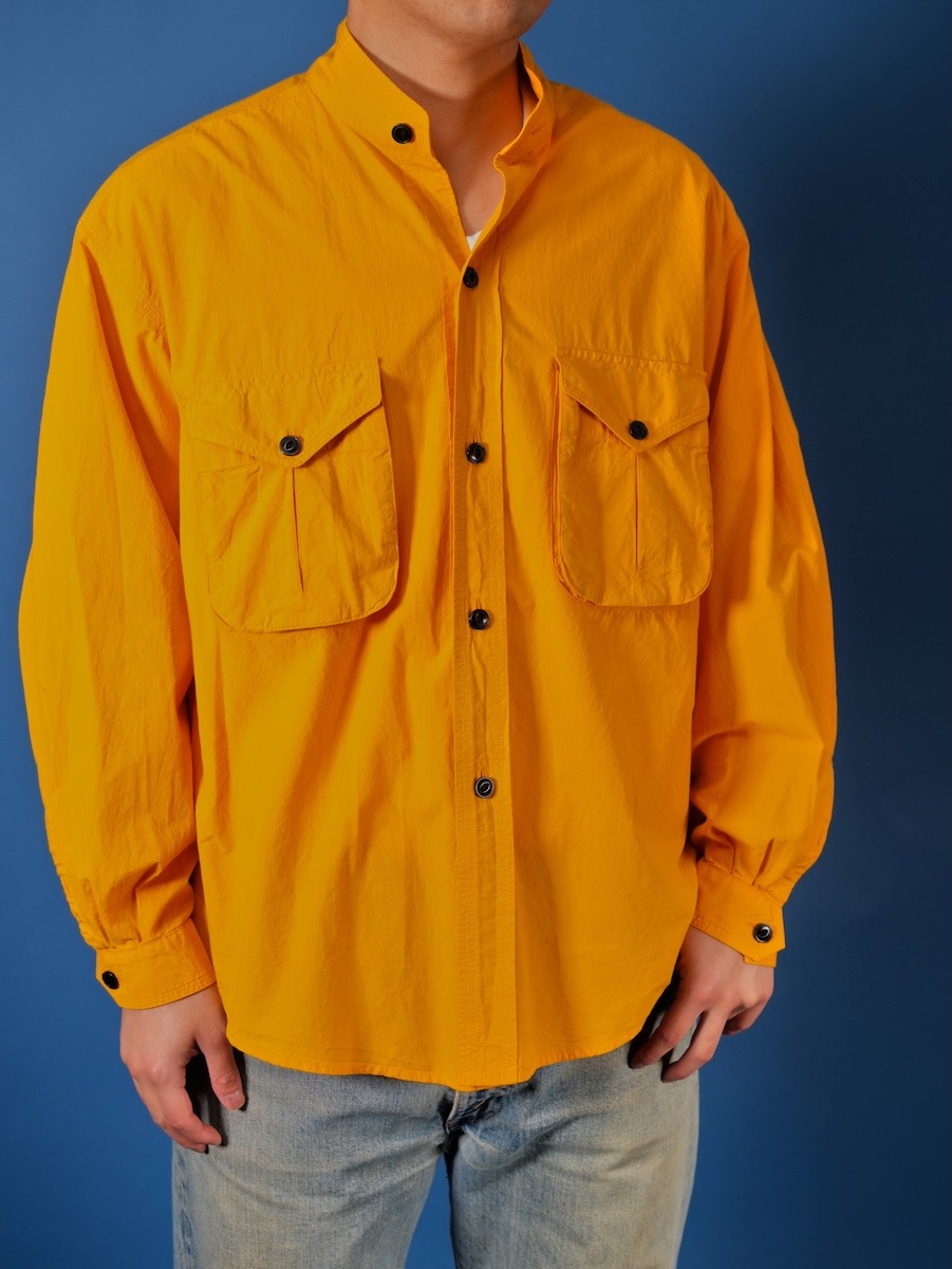 STAND COLLAR OVER SHIRT