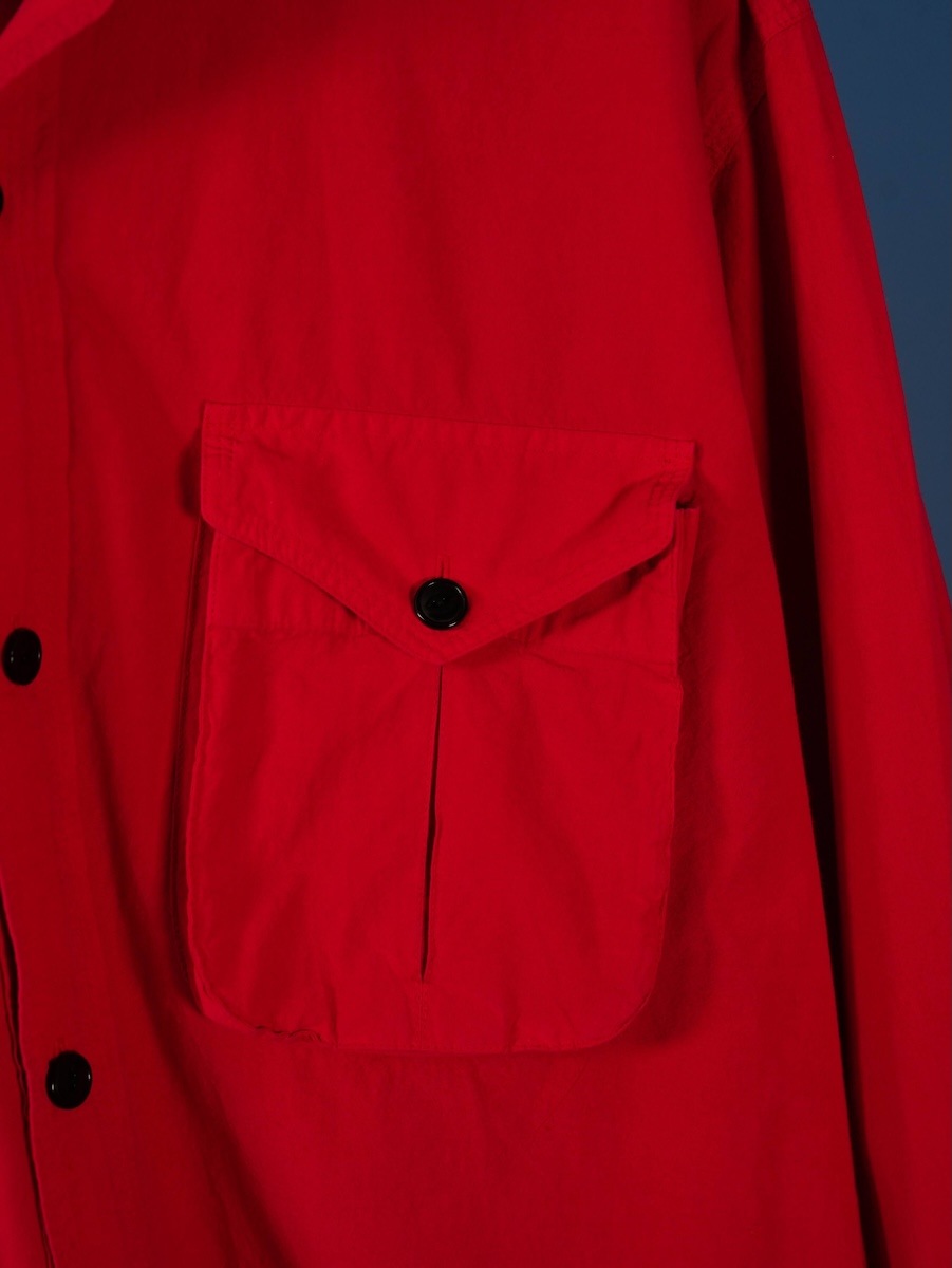 STAND COLLAR OVER SHIRT