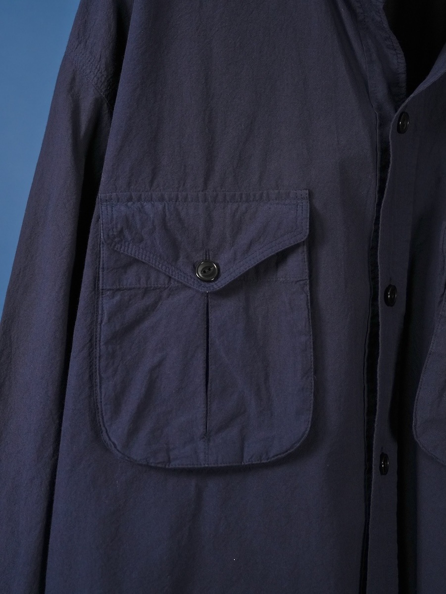 STAND COLLAR OVER SHIRT