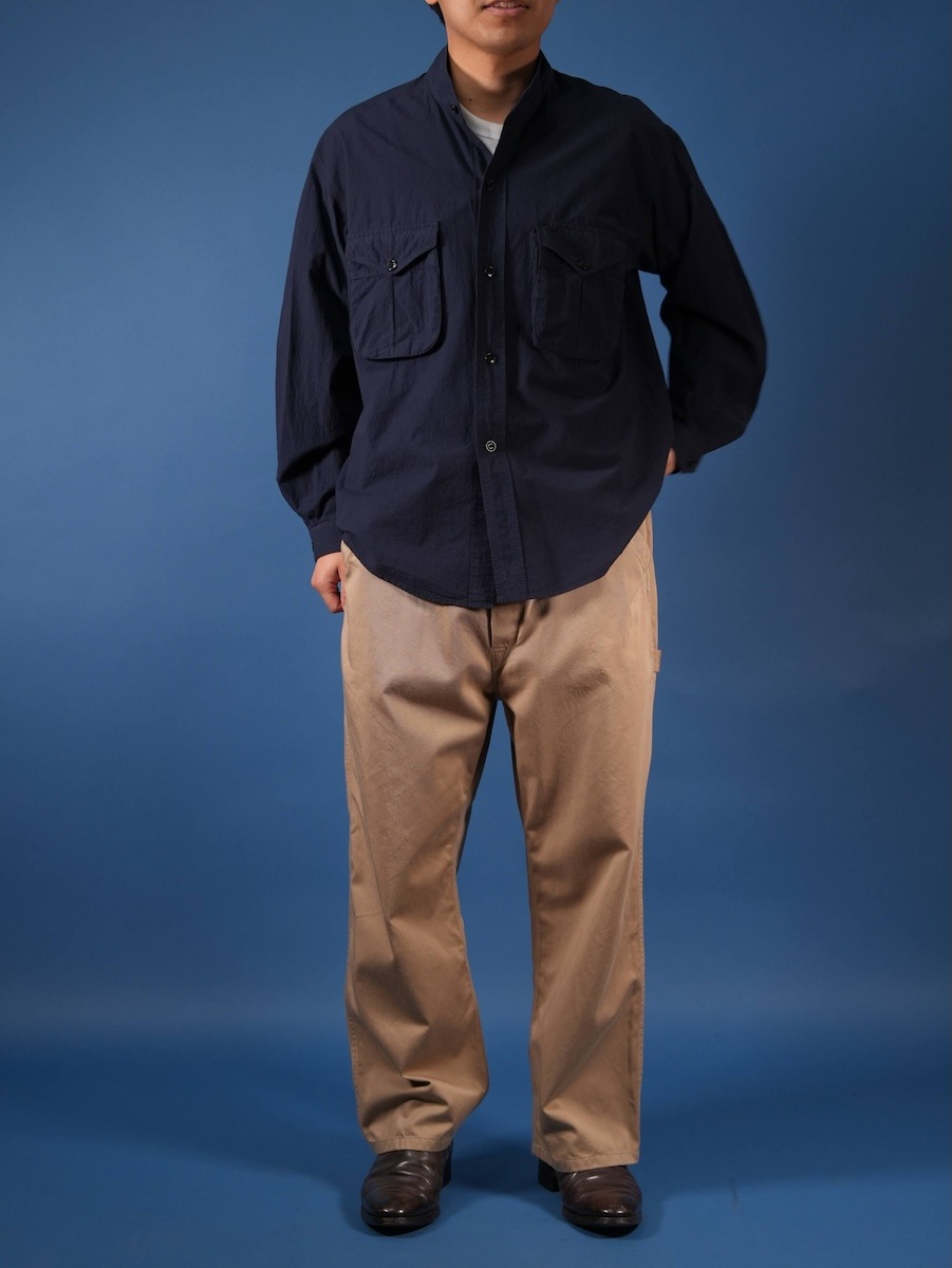 STAND COLLAR OVER SHIRT