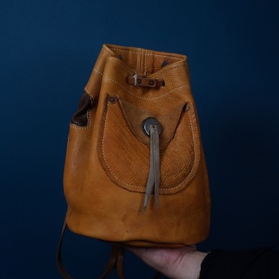 Leather Drawstring Sling