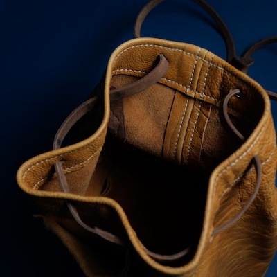 Leather Drawstring Sling