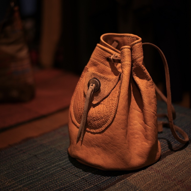 Leather Drawstring Sling