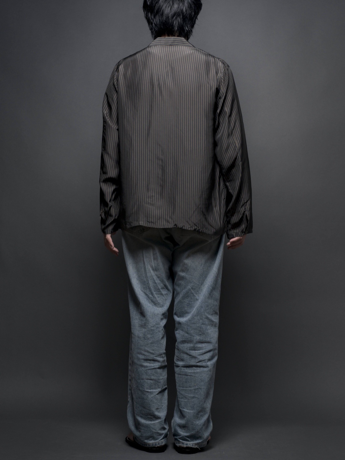 Ellis Silk print London Stripe