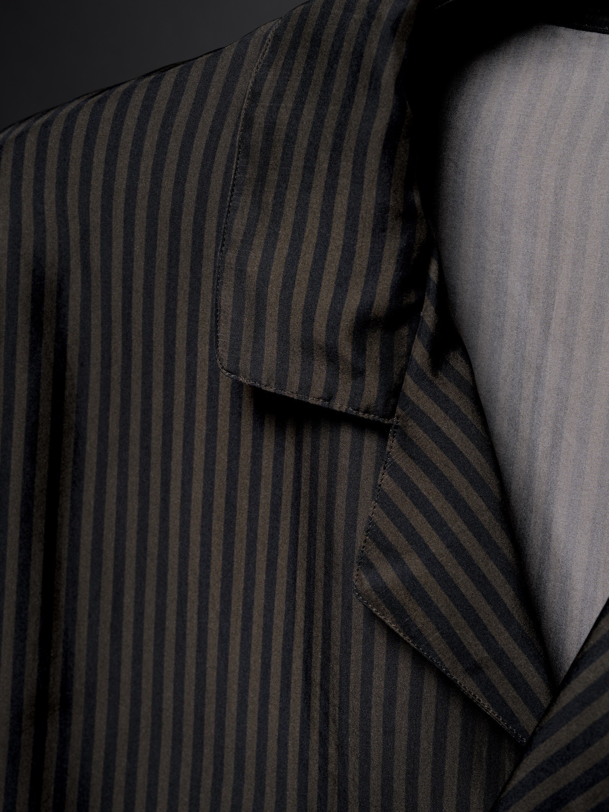 Ellis Silk print London Stripe