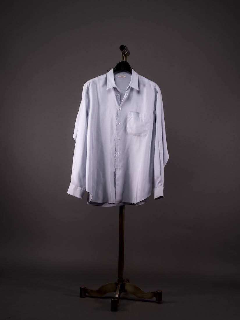 ALF SILK BLUE STRIPE(SHIRT111)