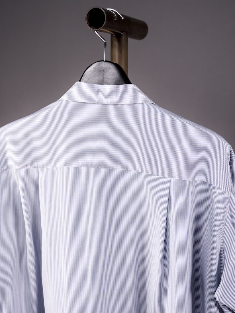 ALF SILK BLUE STRIPE(SHIRT111)