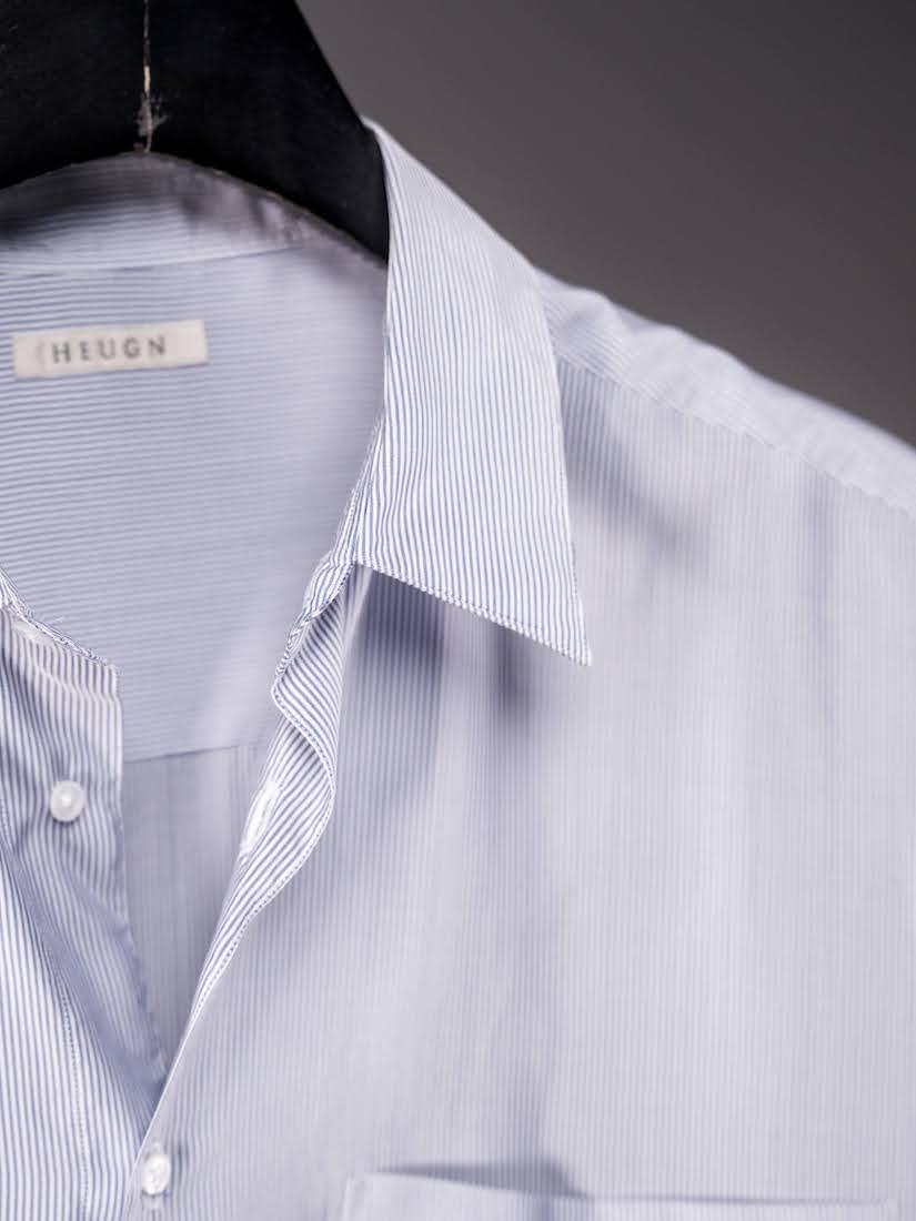 ALF SILK BLUE STRIPE(SHIRT111)