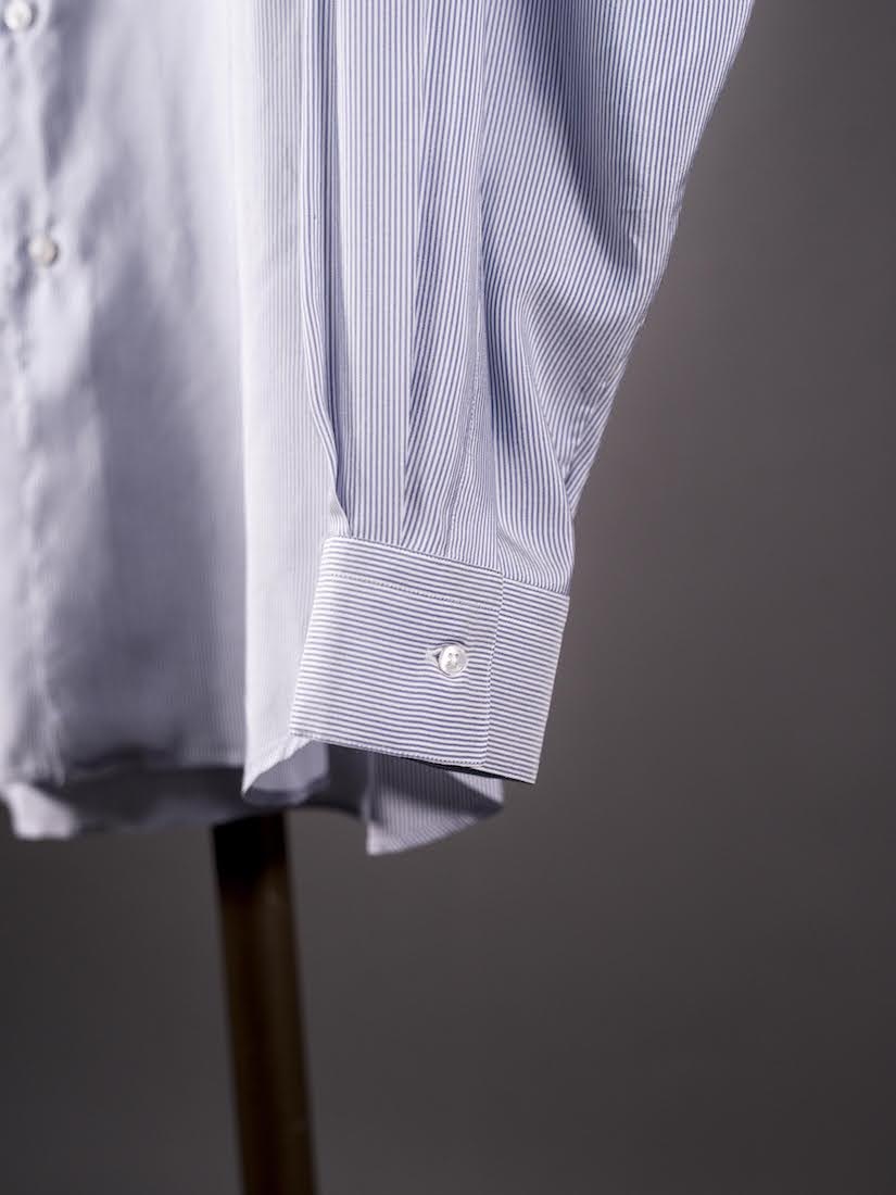 ALF SILK BLUE STRIPE(SHIRT111)