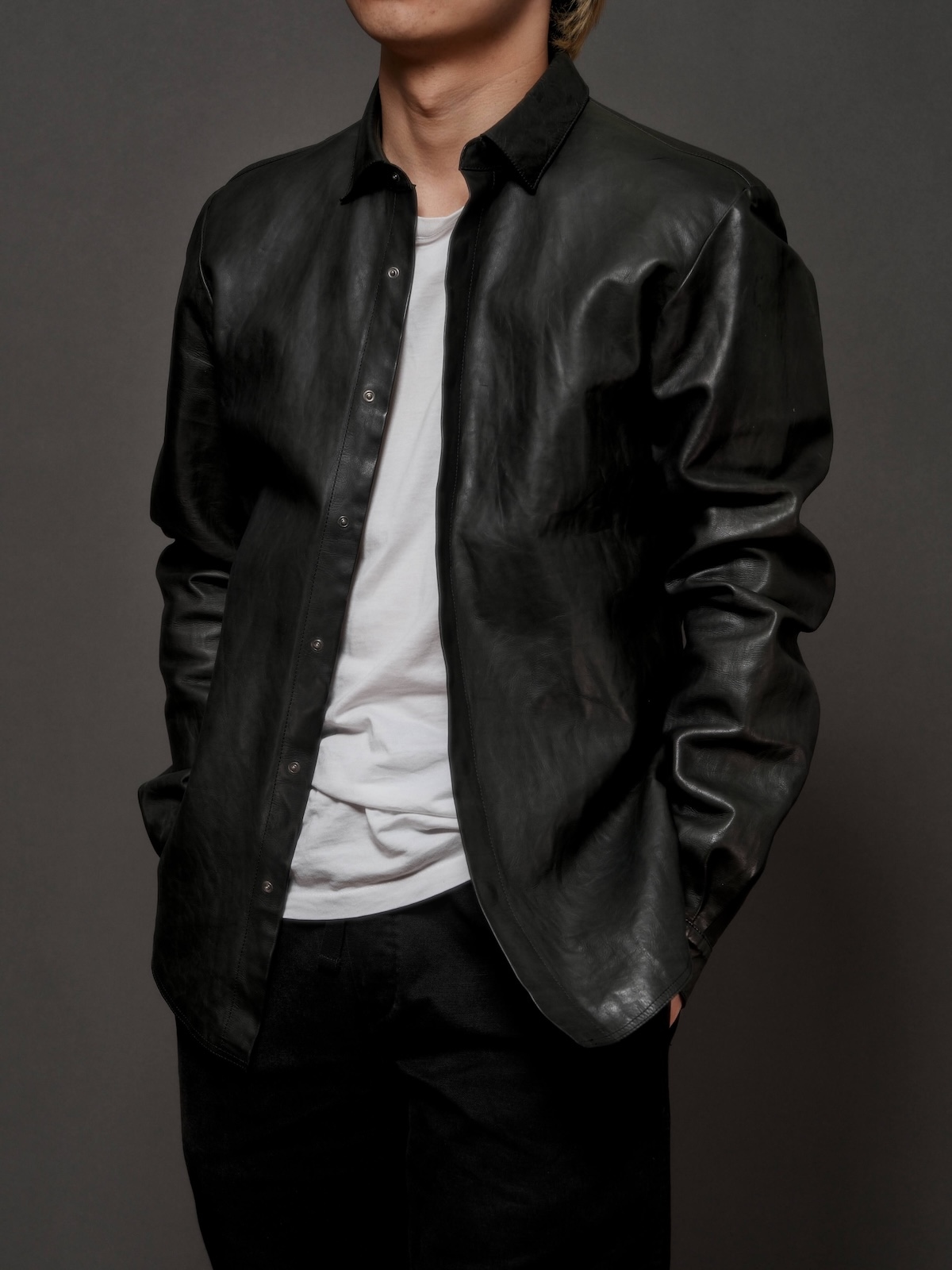 OPUSJAPAN  OLP-0011 leather shirt type