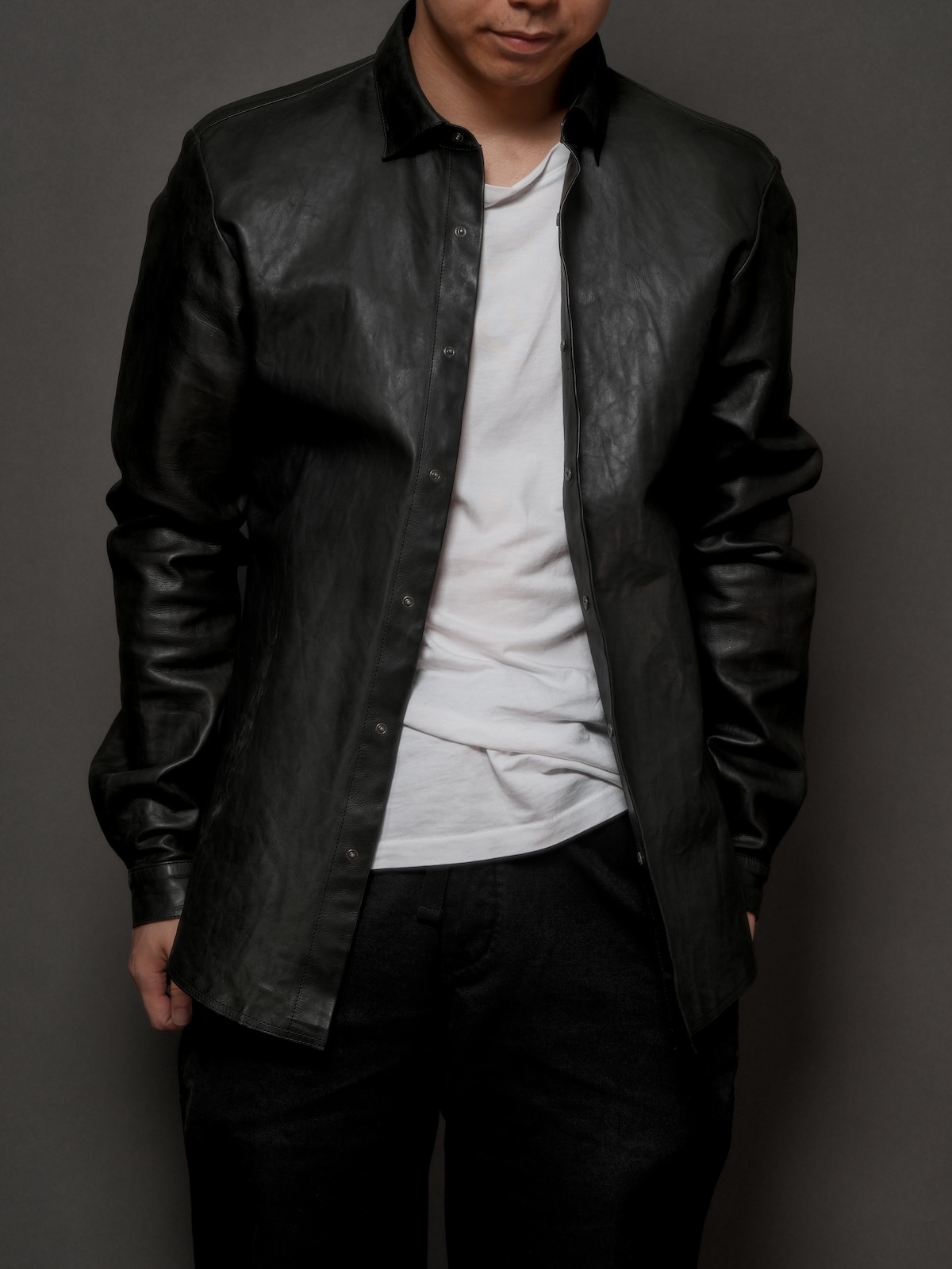 OPUSJAPAN  OLP-0011 leather shirt type