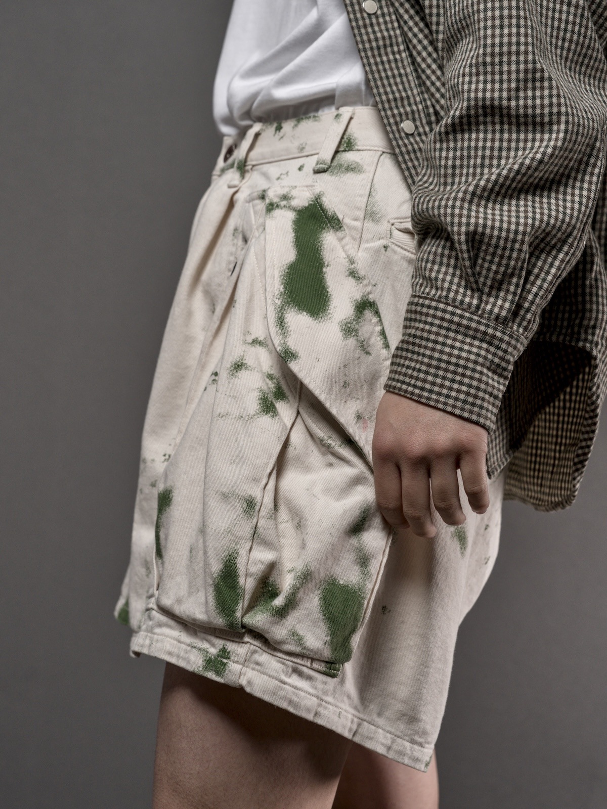 Camo cargo shorts