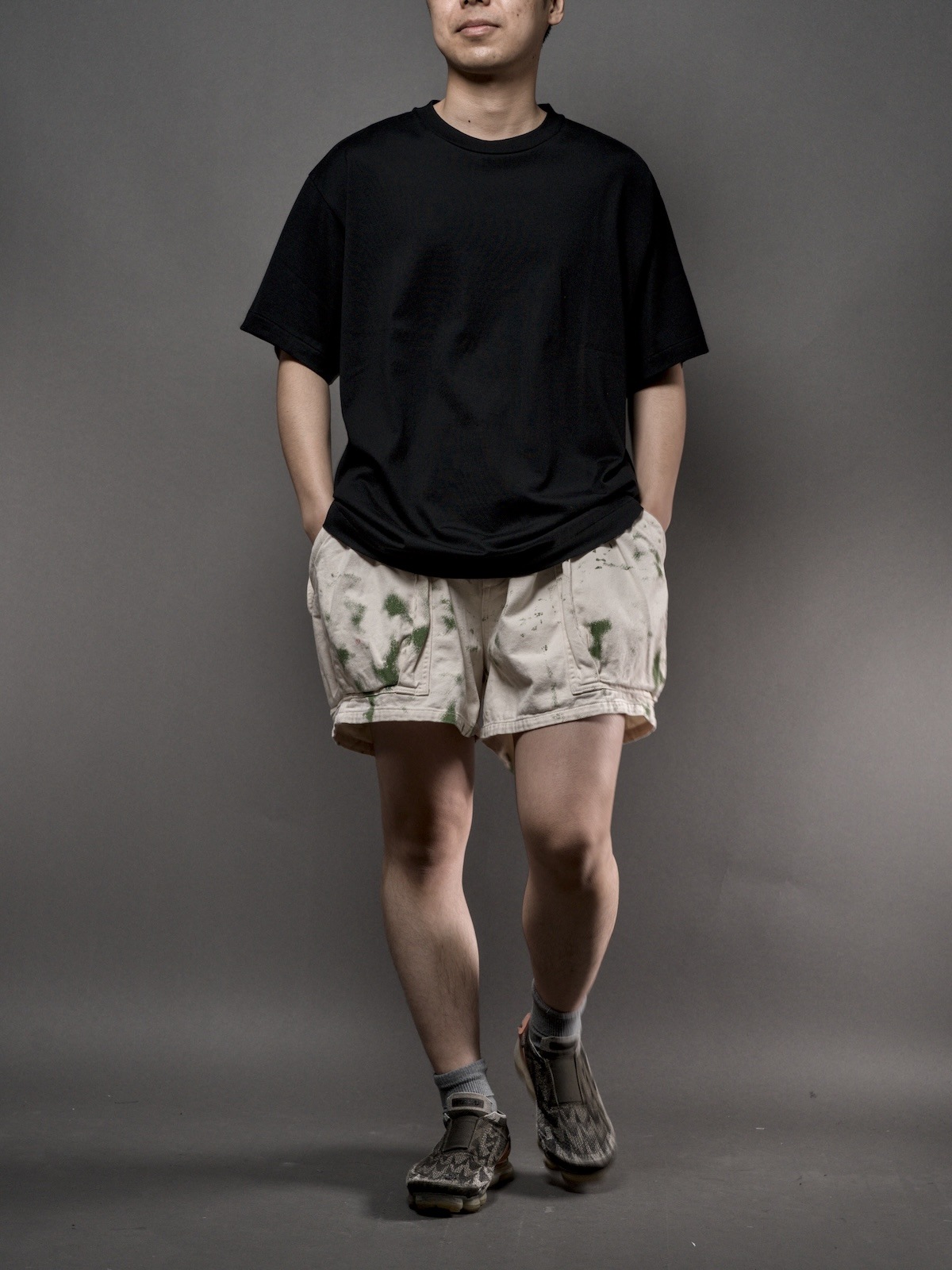 Camo cargo shorts