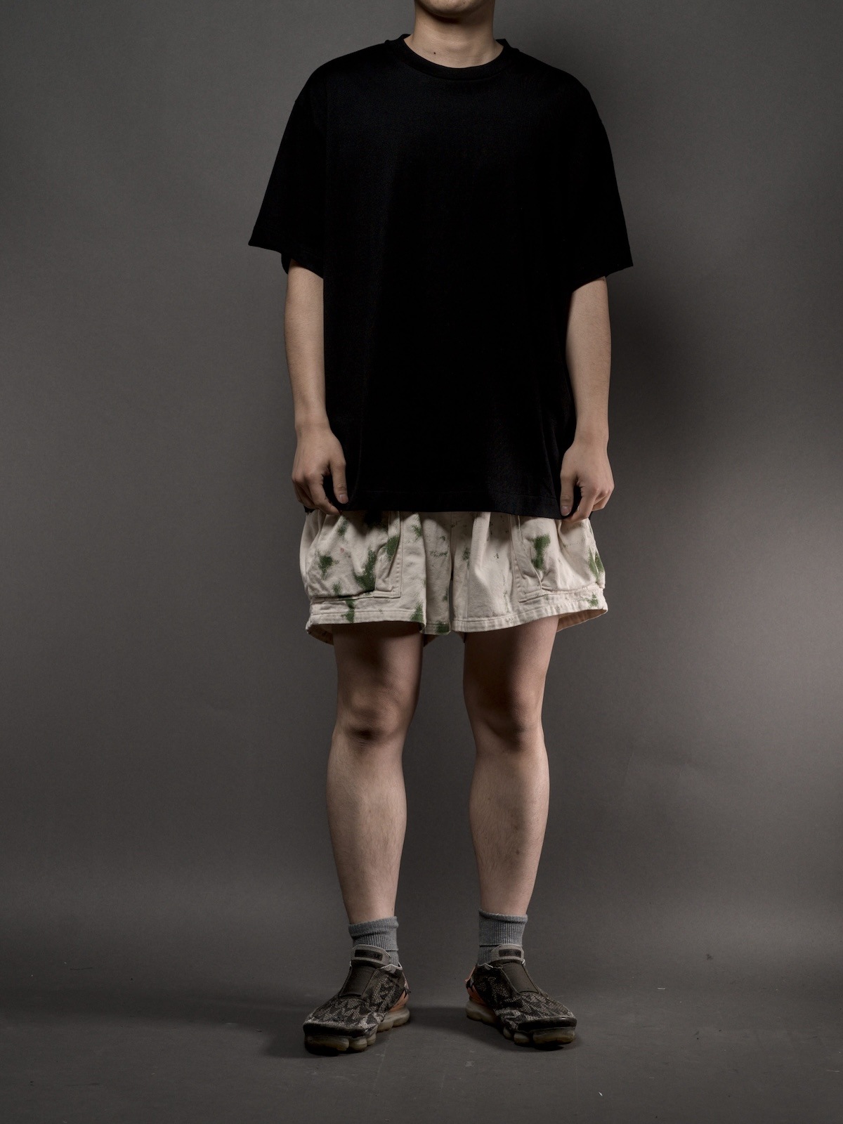 Camo cargo shorts