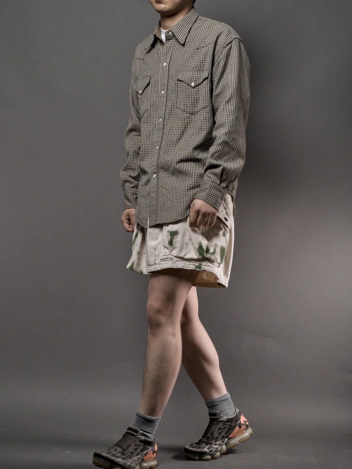 Camo cargo shorts
