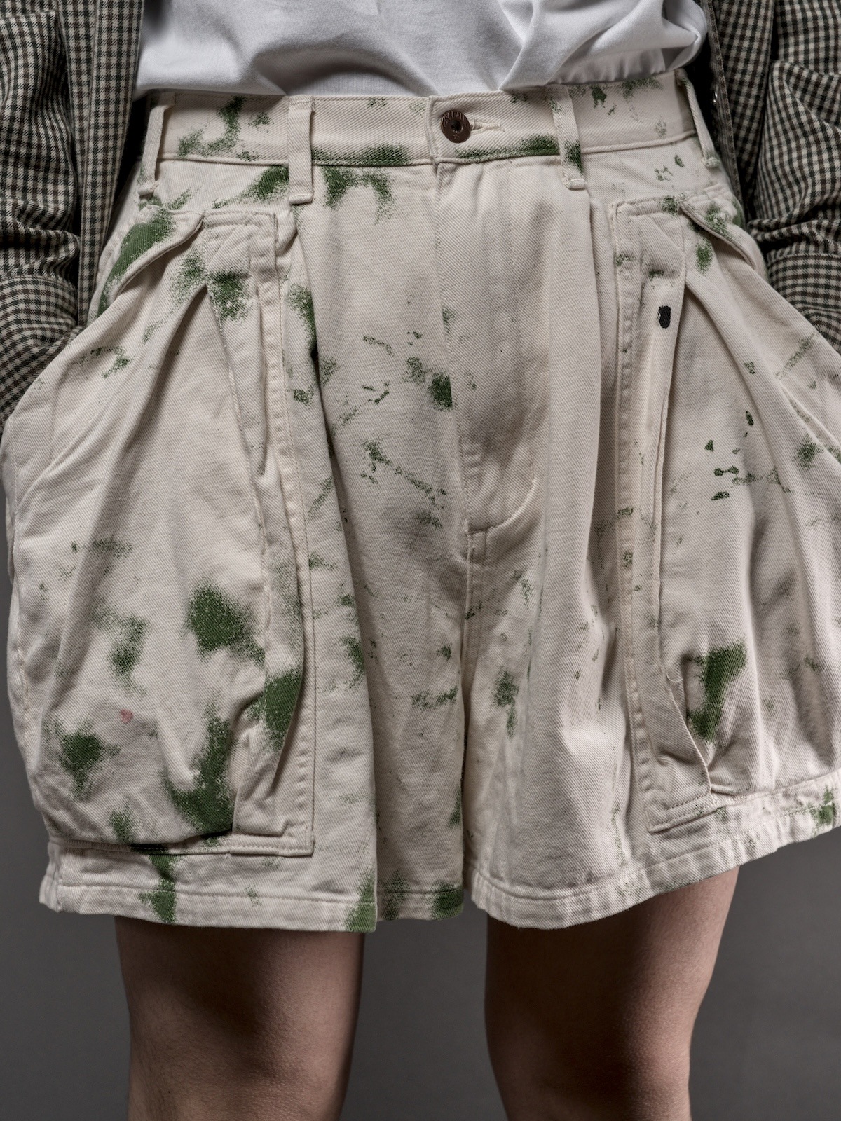 Camo cargo shorts