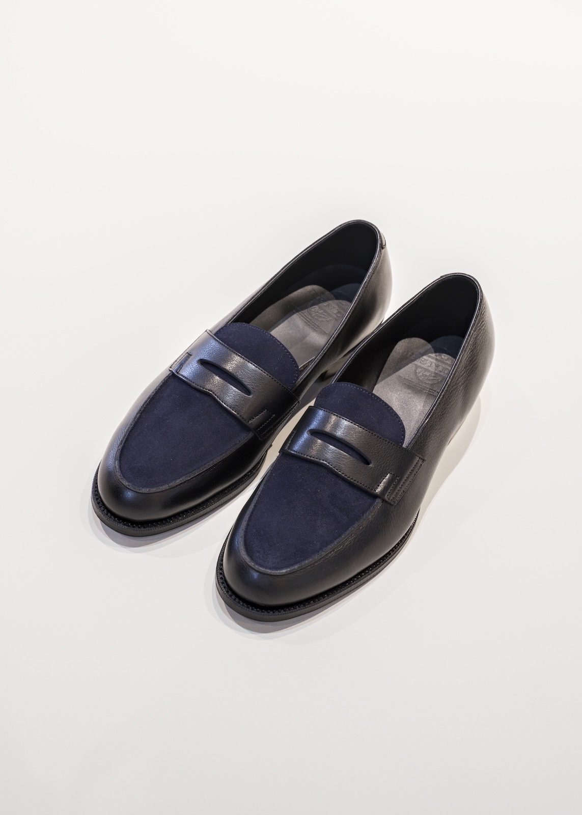 NAVY PANEL LOAFER for CATHEDRAL