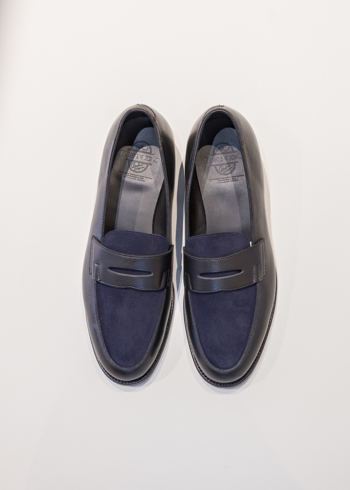 NAVY PANEL LOAFER for CATHEDRAL