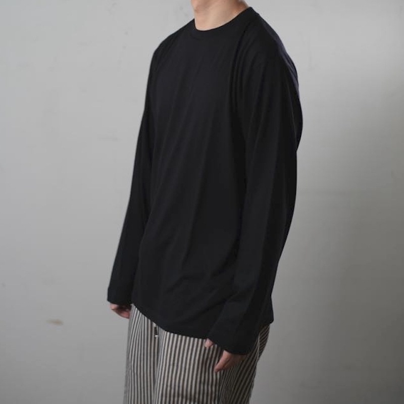 ALASHAN CASHMERE CREW NECK LONG SLEEVE T-SHIRT《GOAT》