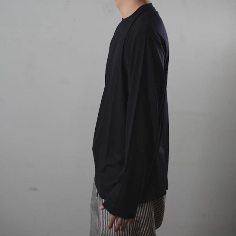 ALASHAN CASHMERE CREW NECK LONG SLEEVE T-SHIRT《GOAT》