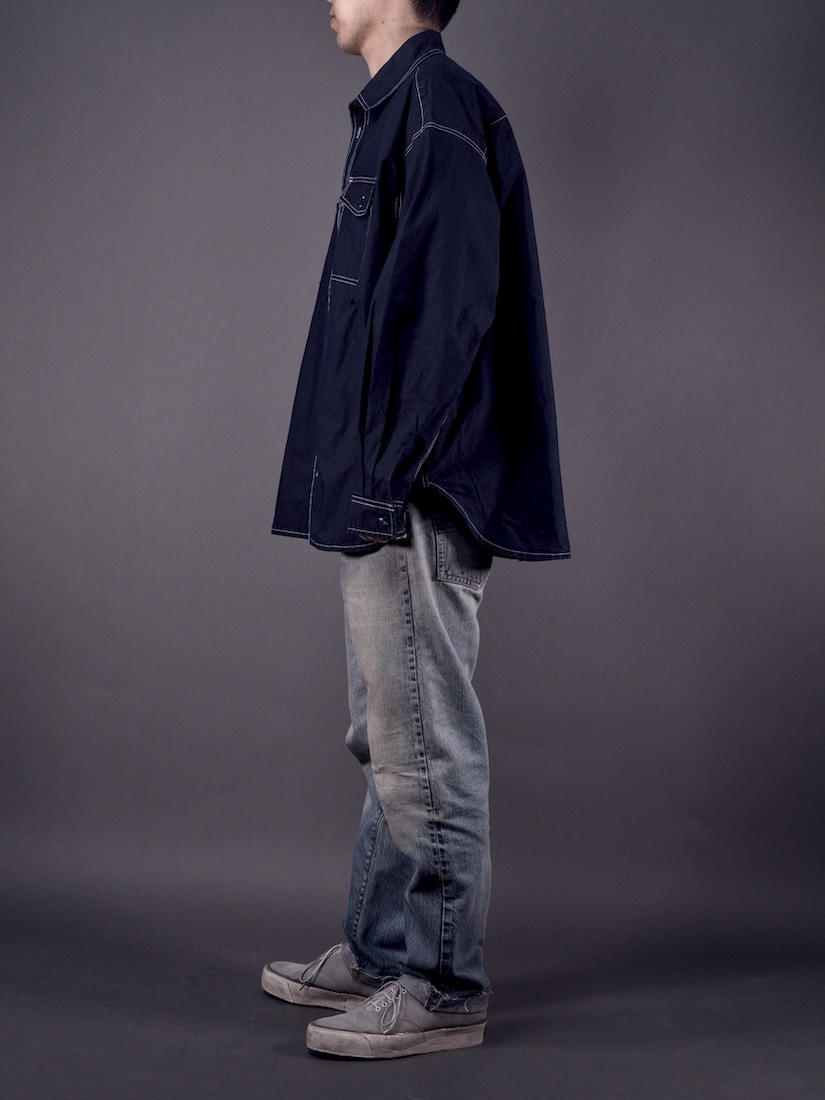 LIGHT WEIGHT INDIGO SHIRT