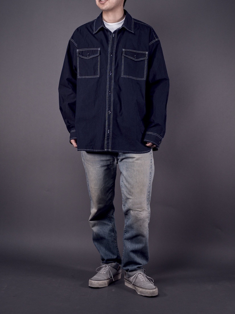 LIGHT WEIGHT INDIGO SHIRT