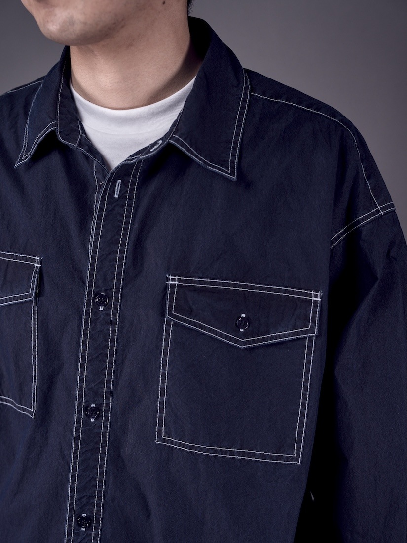 LIGHT WEIGHT INDIGO SHIRT