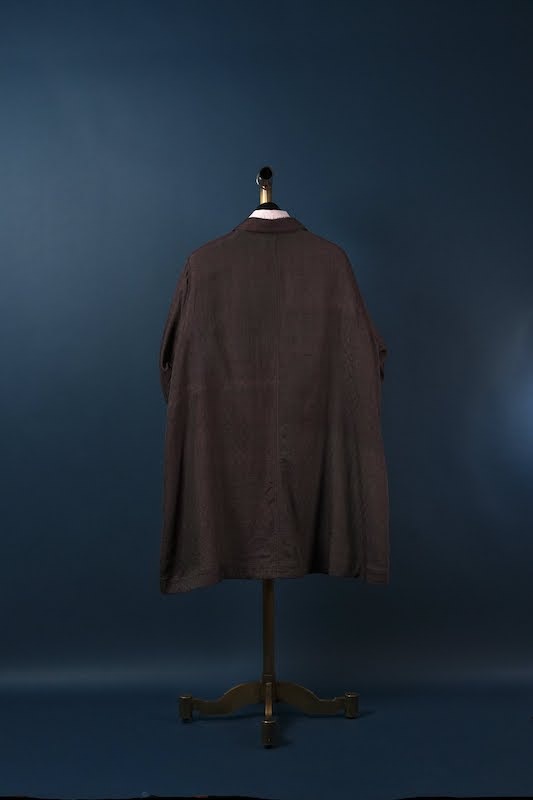 Hand woven coat