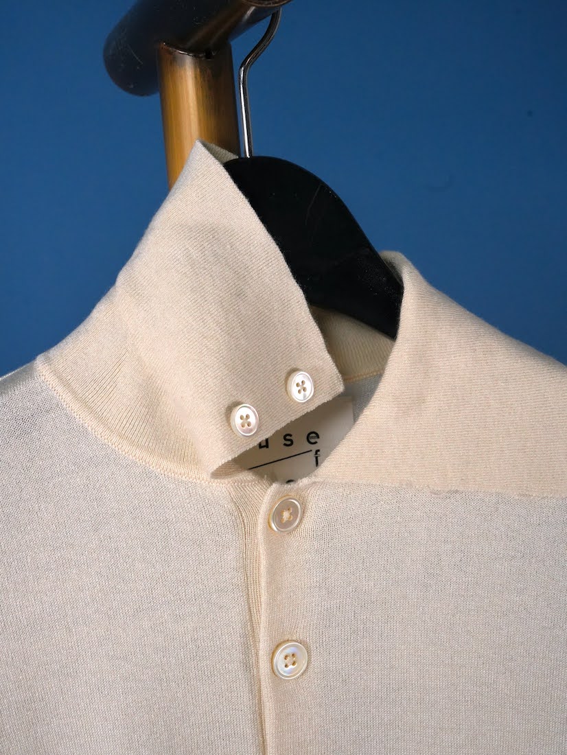 SILK CASHMERE POLO
