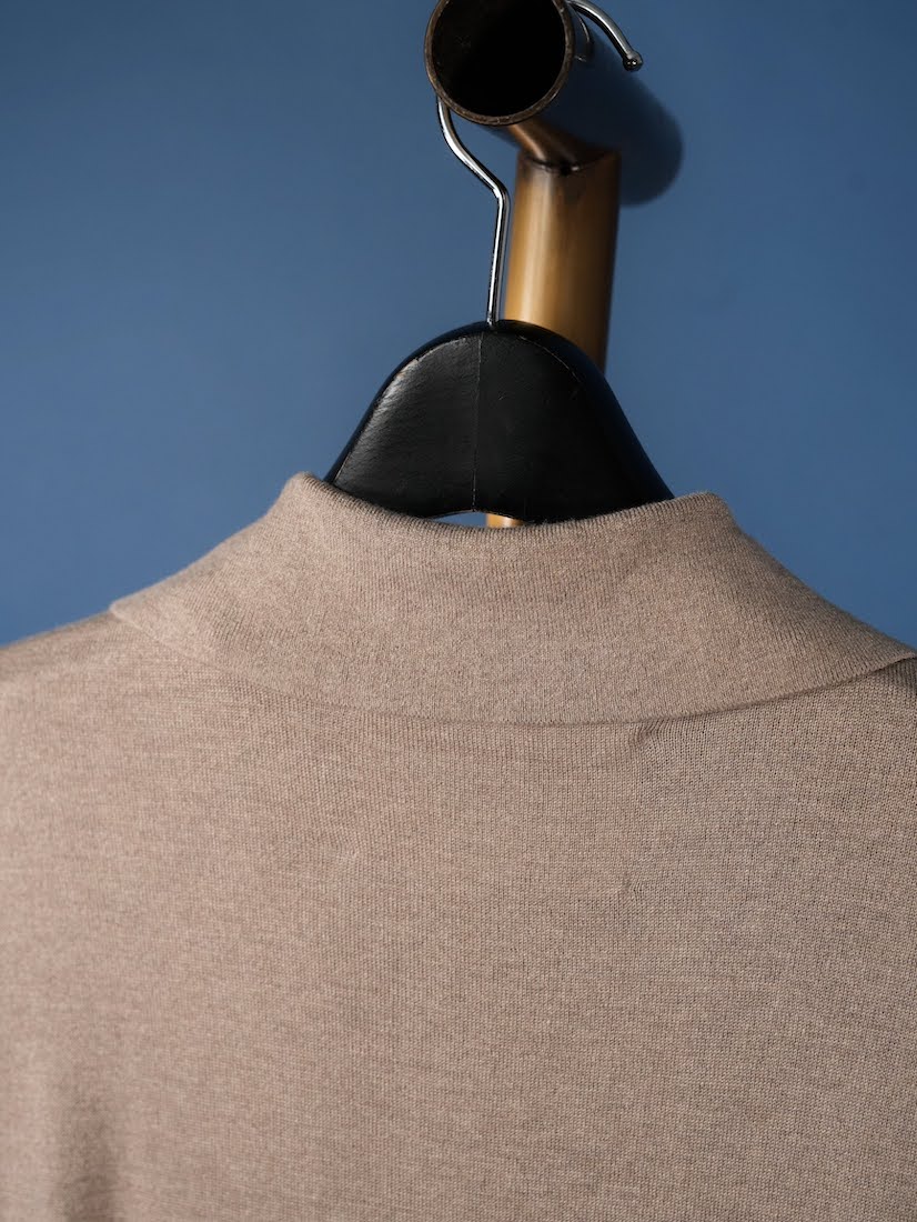 SILK CASHMERE POLO