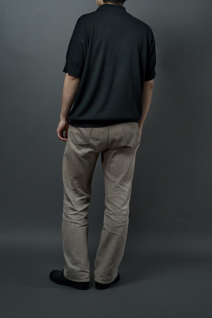 SILK CASHMERE POLO