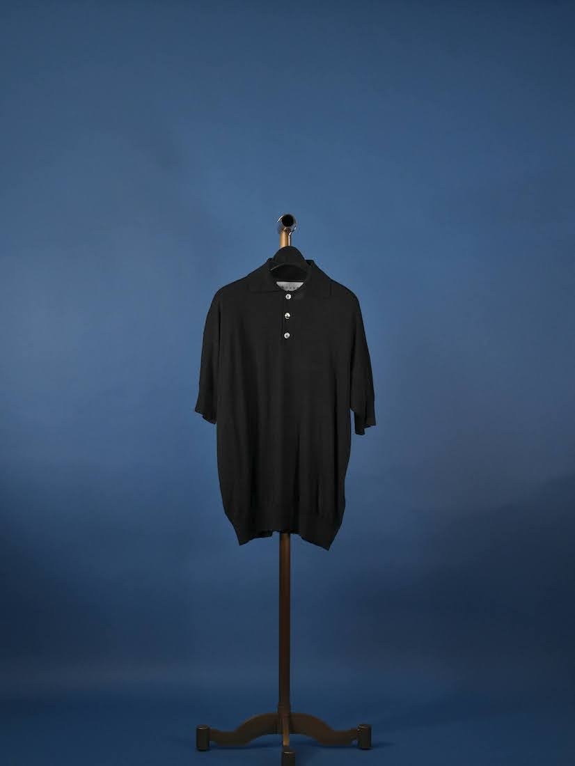 SILK CASHMERE POLO