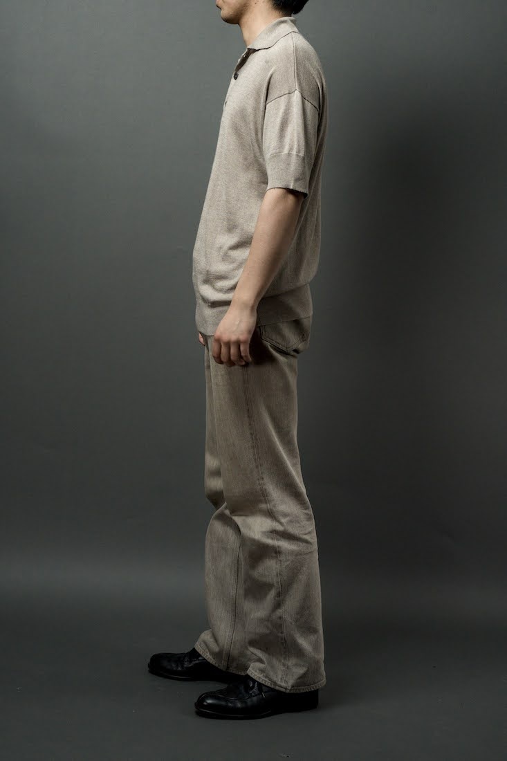 SILK CASHMERE POLO