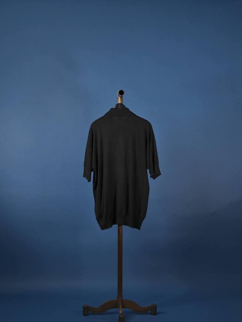 SILK CASHMERE POLO