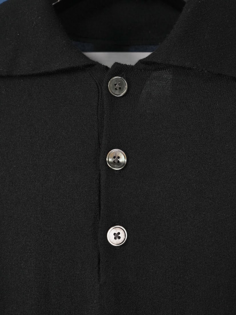 SILK CASHMERE POLO