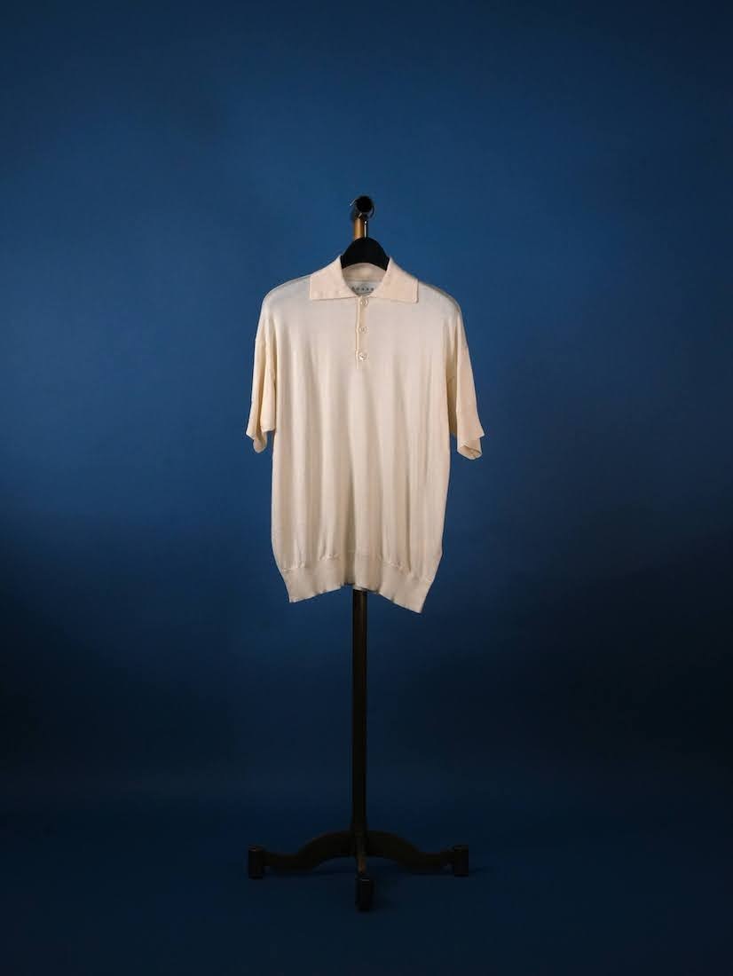 SILK CASHMERE POLO