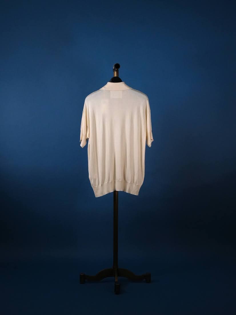 SILK CASHMERE POLO