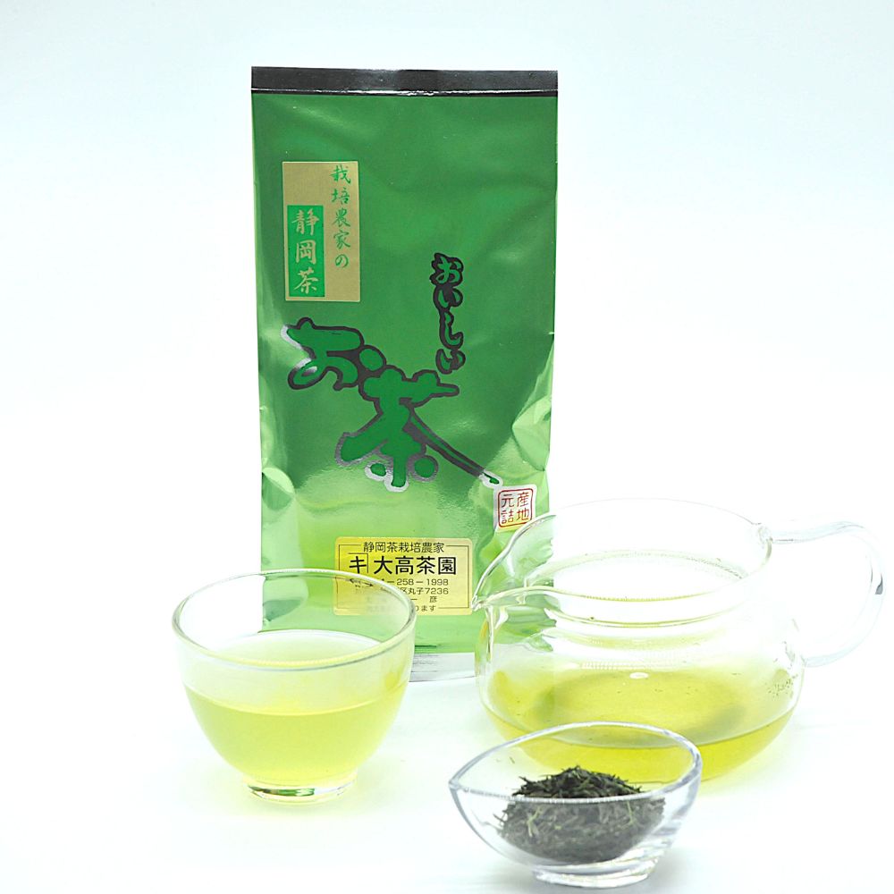 【休憩時にも食後にも】静岡一番茶やぶきた煎茶【中】 100g平袋入×2ヶ