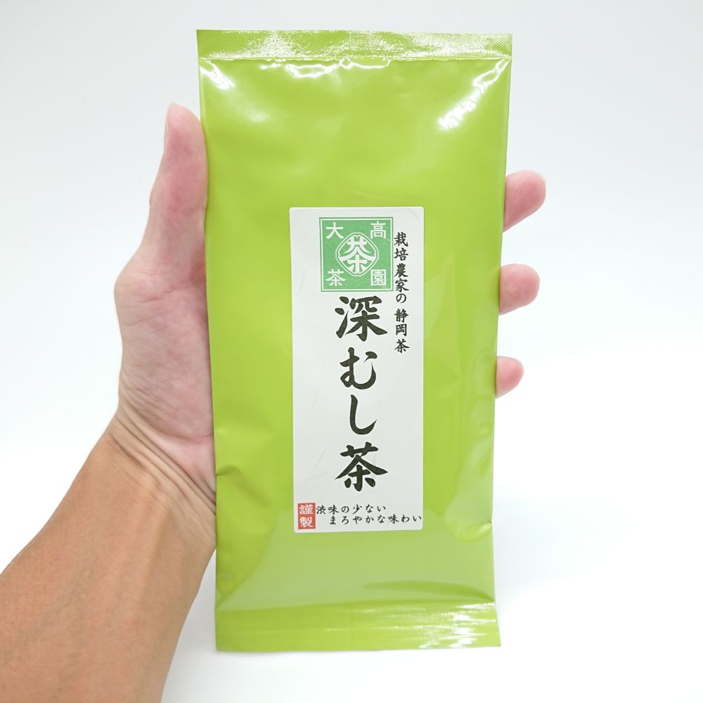 【食後にも休憩時にも】静岡一番茶やぶきた深むし煎茶【中】　100g平袋入×2ヶ