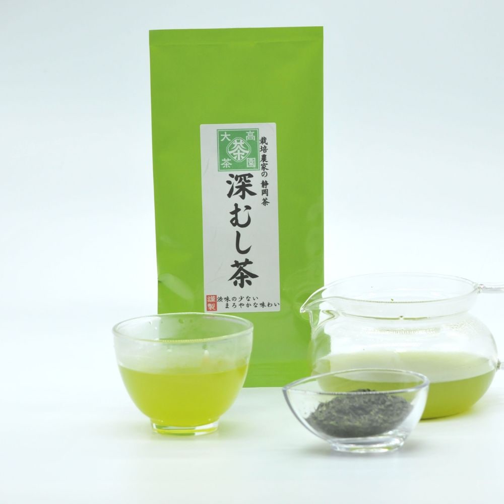 【食後にも休憩時にも】静岡一番茶やぶきた深むし煎茶【中】　100g平袋入×2ヶ