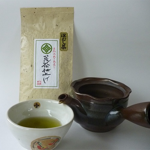 ネコポス便（全国一律） 静岡（森町産）深蒸し茶 100g ３本セット（荒茶仕上げ）