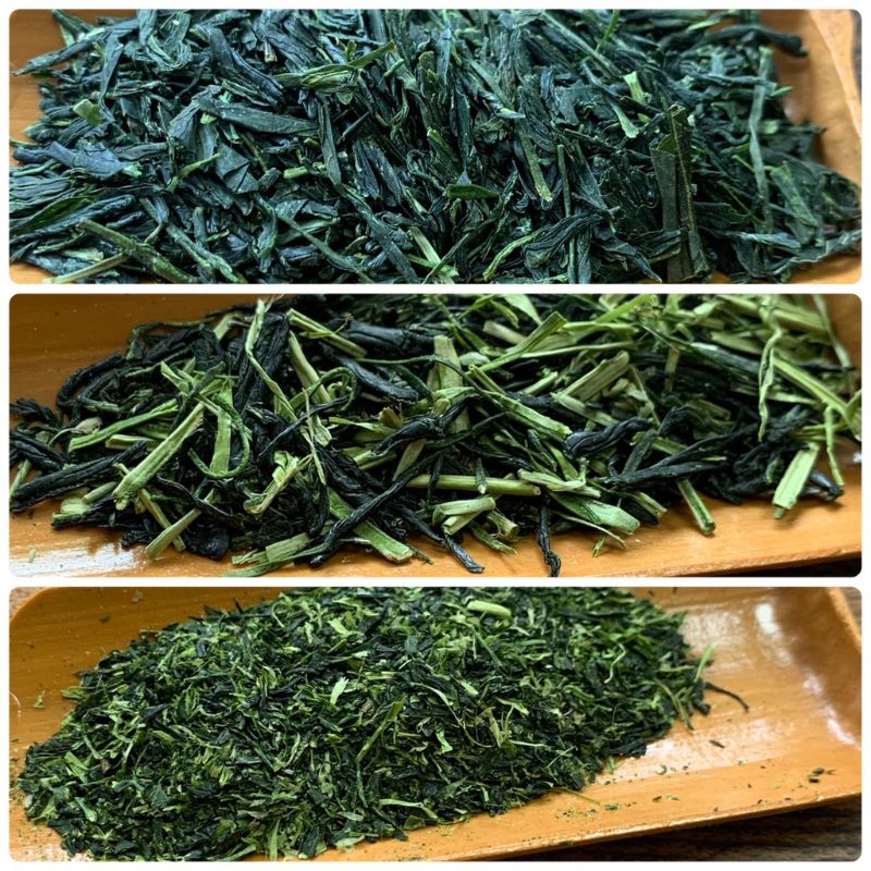 【吉良茶】葉から粉まで　かぶせ茶まるごとセット　50ｇ×3種