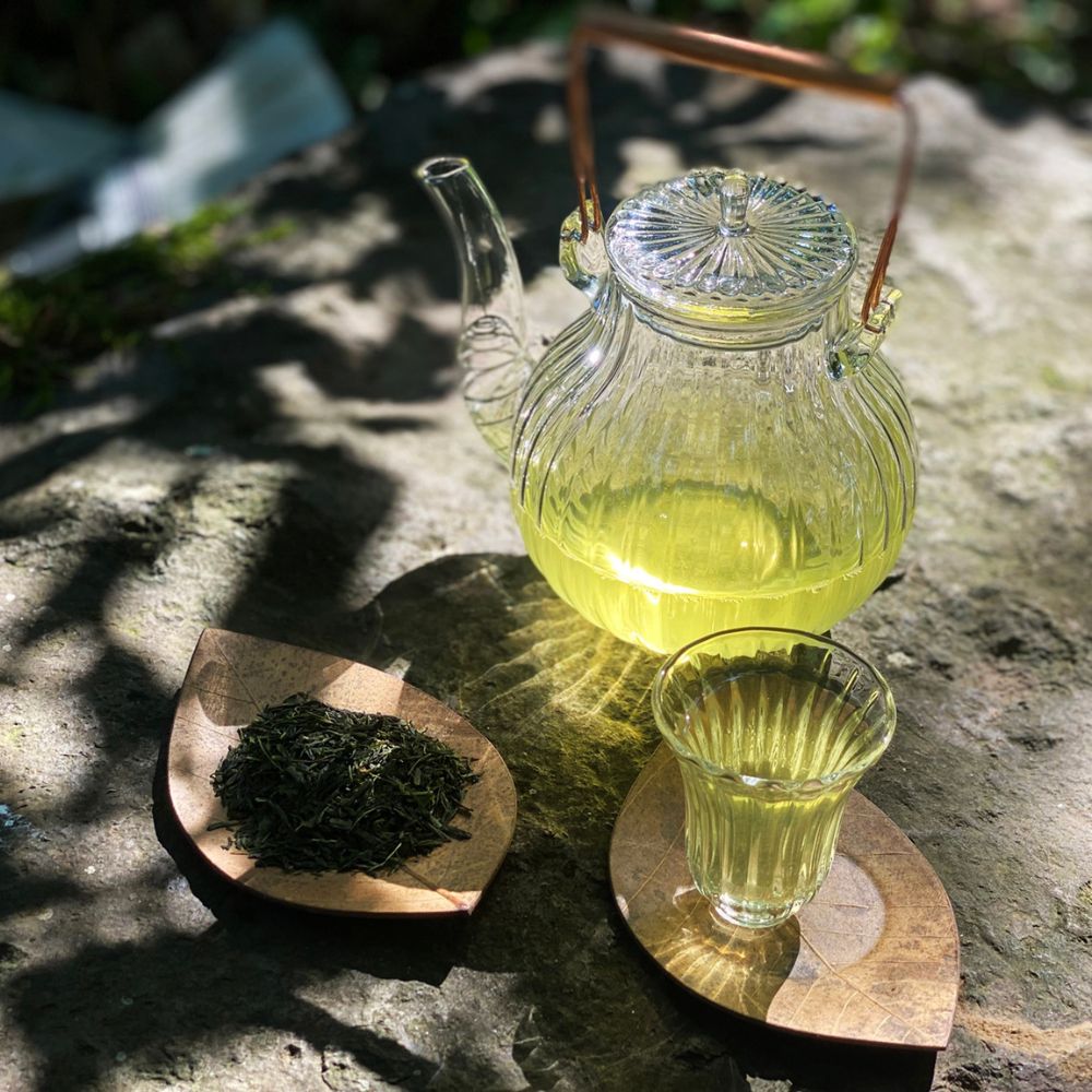 木陰で一服　自然栽培煎茶リーフ70g×3袋