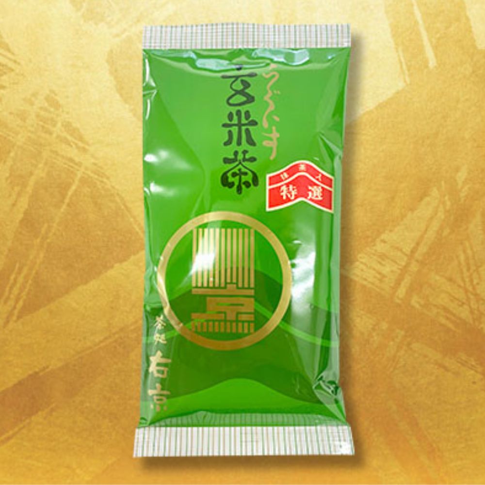 【店主イチ押し】宇治抹茶入り 特撰うぐいす玄米茶( 添加物　無添加)