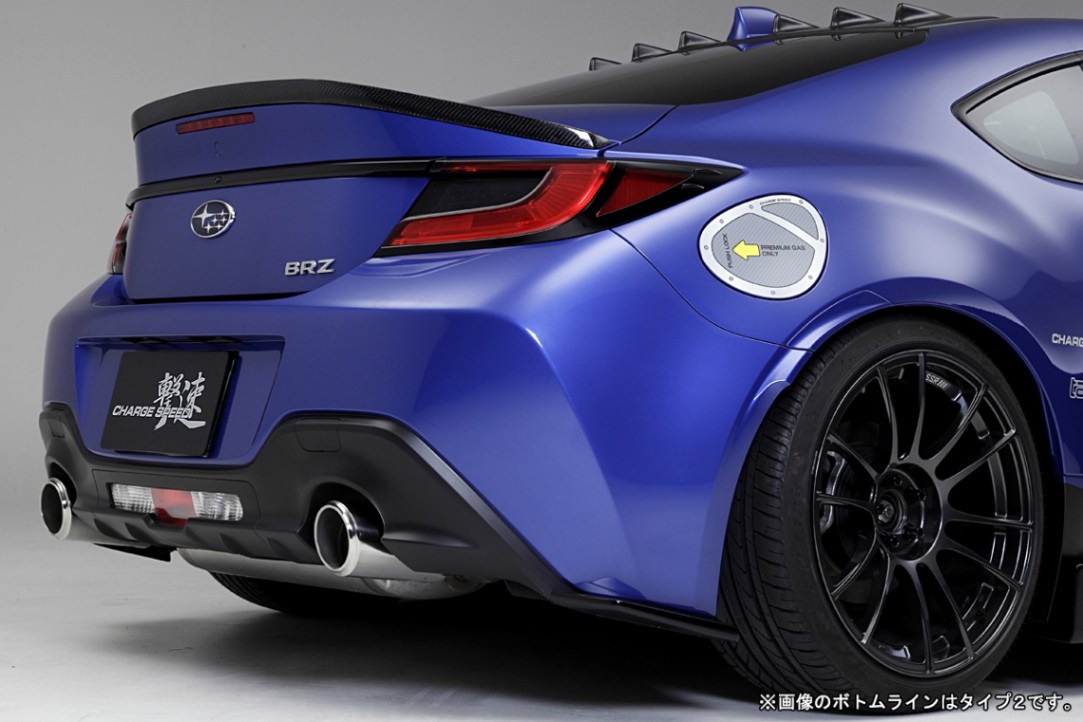 チャージスピード BRZ ZD8 トランクスポイラー 平織カーボン製
