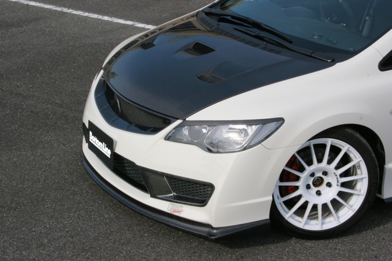 チャージスピード CIVIC TYPE-R FD2 フロントボトムライン カーボン製