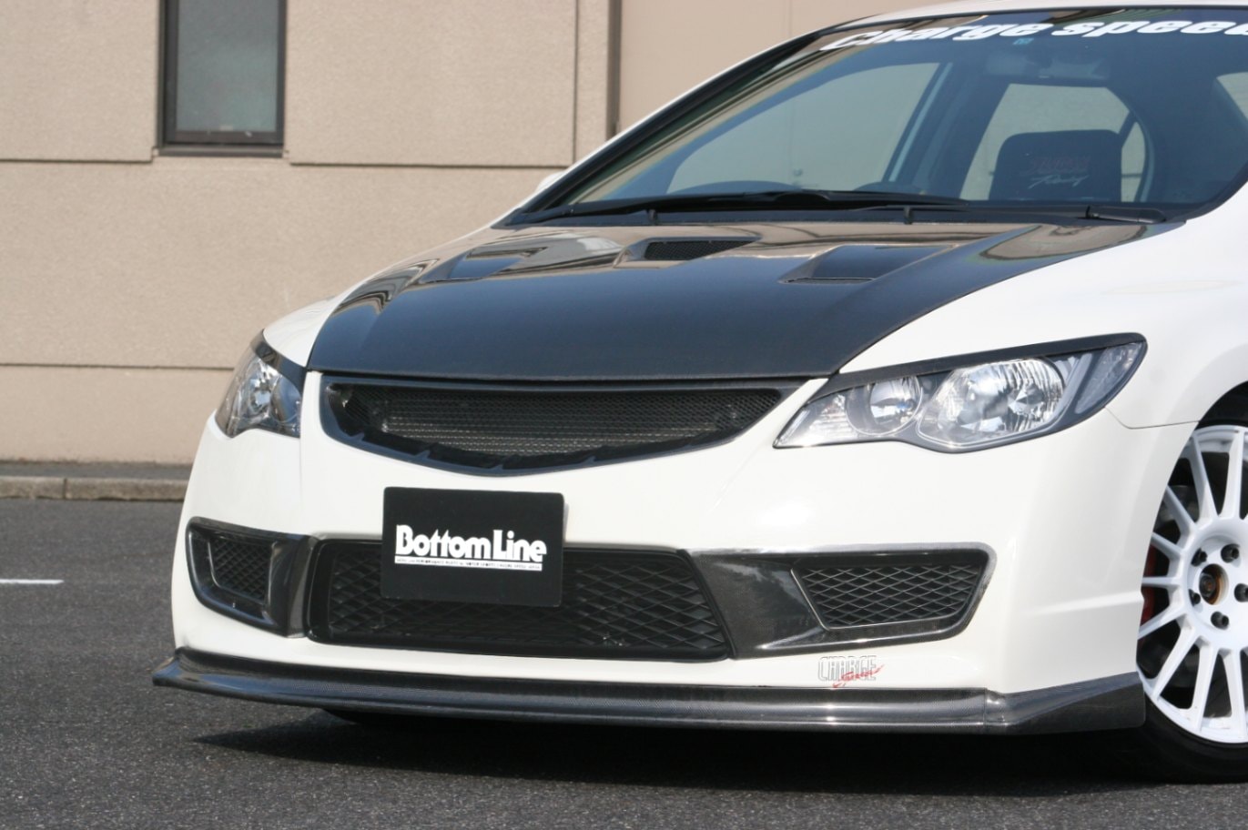 チャージスピード CIVIC TYPE-R FD2 フロントボトムライン カーボン製